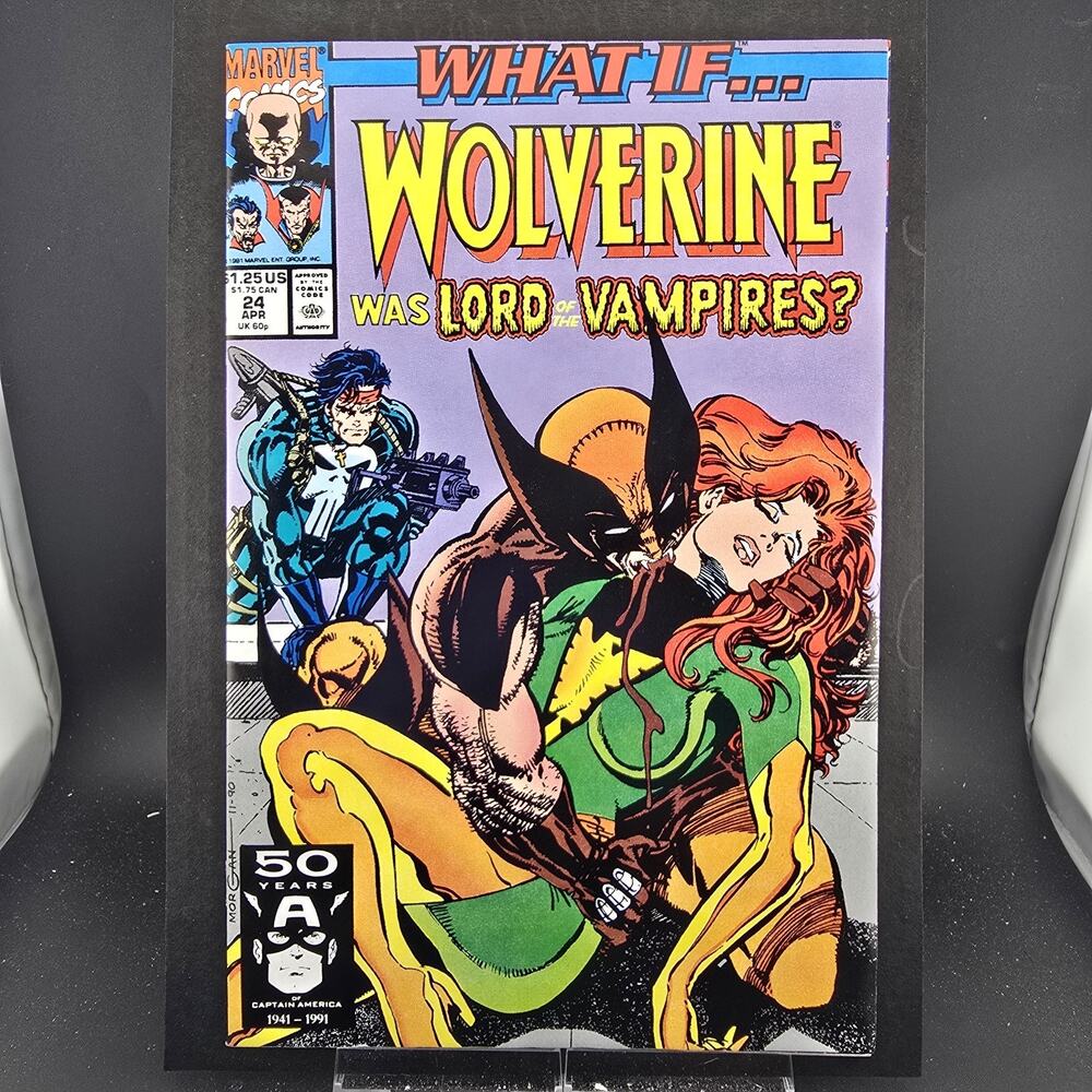 What If #24 Marvel 1991 Wolverine Lord of the Vampires VF 7.5/8.0 Direct Edition